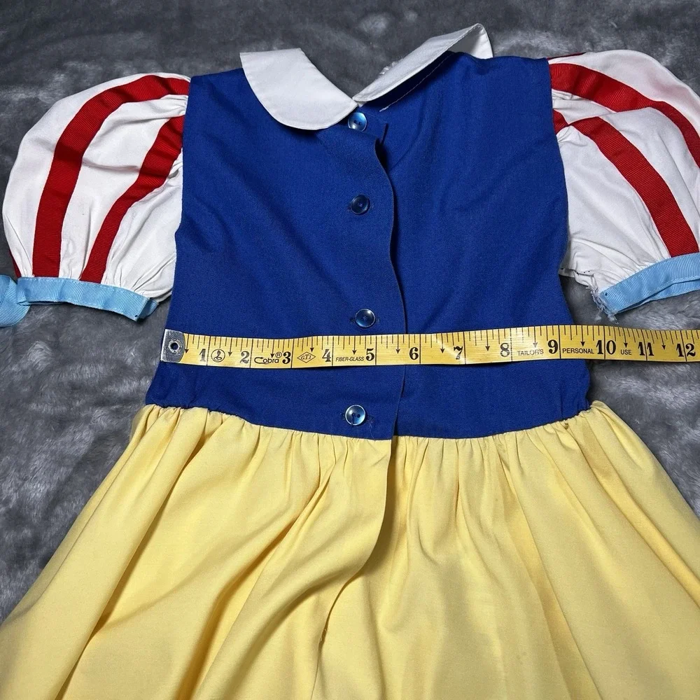 Disney Snow White Dress Dopey Vintage Made In The USA 1970s Disneyland